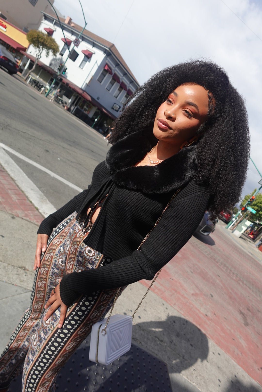 24” Afro Kinky HD Frontal Wig - Her One Stop LLC 
